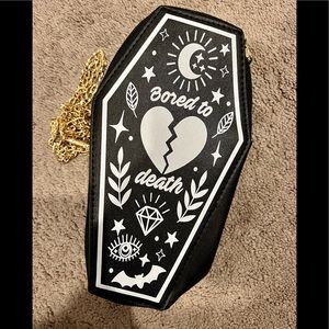 Bored to Death Coffin Crossbody/Clutch Bag-Sold Out Everywhere Special Edition!